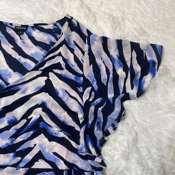 Torrid Lot of 5 Tops Blouses Chiffon Rayon Plus Size 3X Womens Floral Shirts - Picture 5 of 16